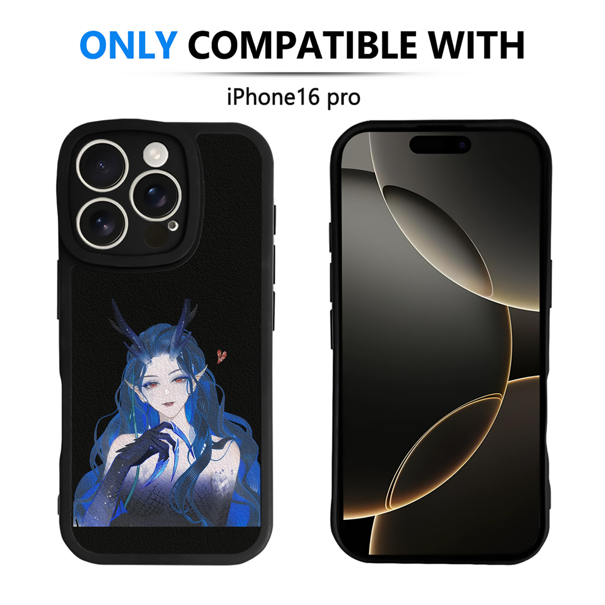 （画像用） Ne Zha 2 ナタ 魔童の大暴れ 【iPhone 16シリーズ対応】シリコンスマホケース（レザー調） 材質：シリコン